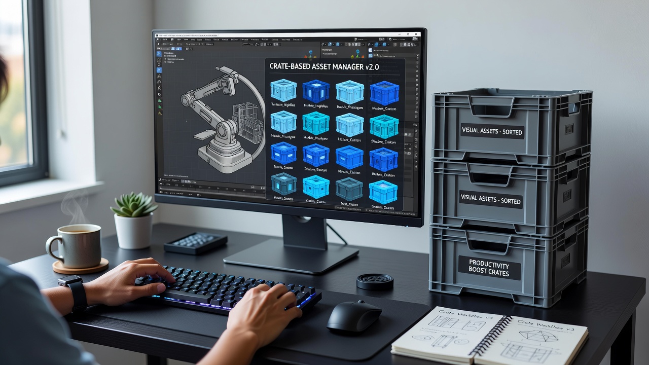 Innovations in Crate-Based Visual Asset Systems Boost Productivity for Solo 3D Artists