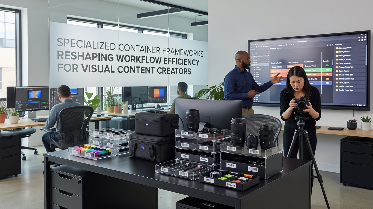 Container orchestration supporting visual asset pipelines